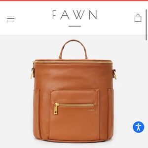 Fawn diaper bag mini brown